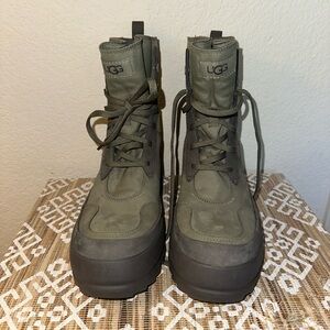 UGG Olive Lace-Up Boots